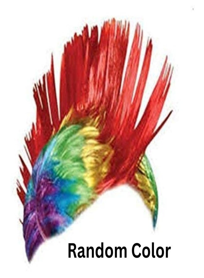 Artonezt مجموعة أرتونيزت من قطعتين، شعر مستعار ملون للجنسين بتصميم مهرج أفرو كيرلي مالينغا، شعر مستعار أنيق للحفلات، شعر مستعار مستقيم مورغا، احتفالاً بمهرجان هولي - Image 4